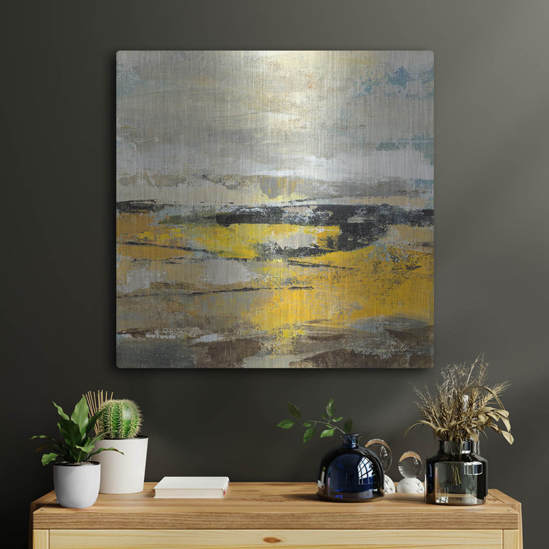  «Avant le printemps 2» par Silvia Vassileva, art mural en métal, 24 po x 24 po