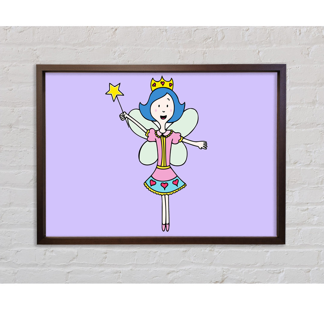 Fairy Princess Lilac - Einzelner Bilderrahmen Kunstdrucke auf Leinwand