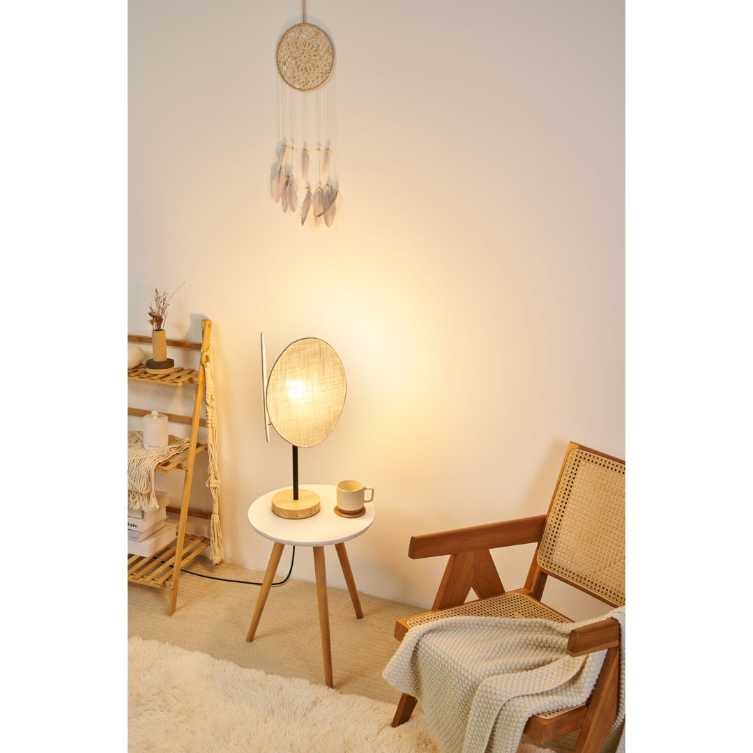 Boho Darling Tischleuchte Max20w 2Xe27 Beige 230V Metall/Holz/Stoff