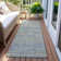 Machine Washable Indoor/Outdoor Claudian ACN1634 Blue Rug
