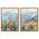 «The Air of Bloom - Ira Colmeva», grande reproduction d'art sur toile 2 pièces par Art Remedy, cadre doré, 30 x 40