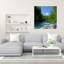 Trees and rocks along clear mountain stream spring Alaska USA. 1 Piece Wrapped Canvas Wall Art-237742795