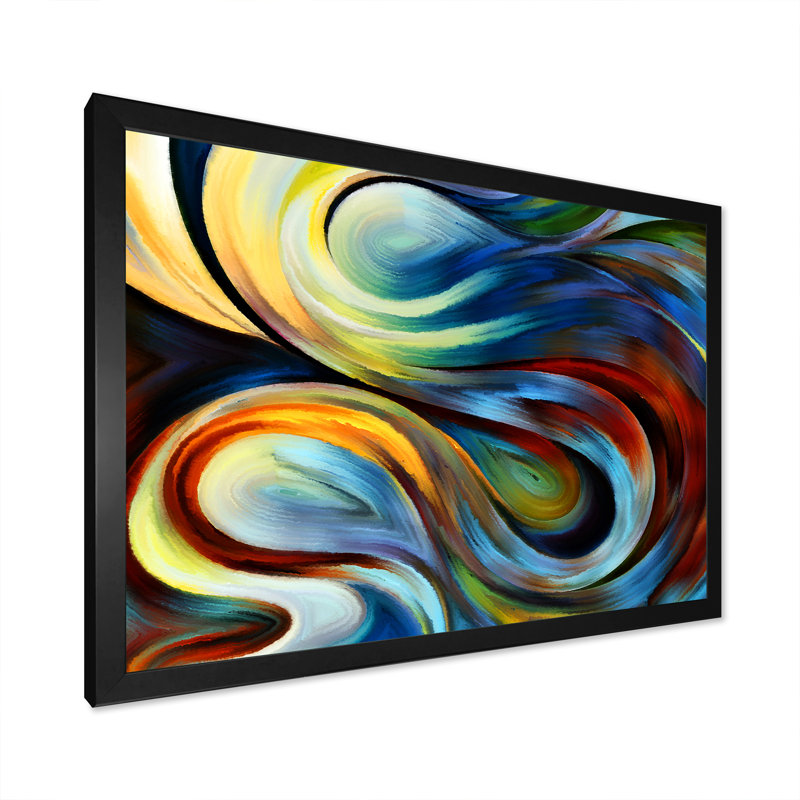 «Beyond Inner» - Cadre photo, impression sur toile, Cadre photo noir, H 8 po x l 12 po x P 1 po