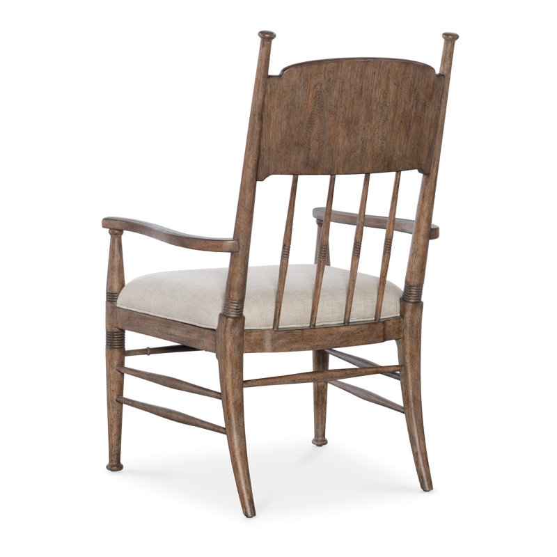 Americana Upholstered Arm Chair, Honey