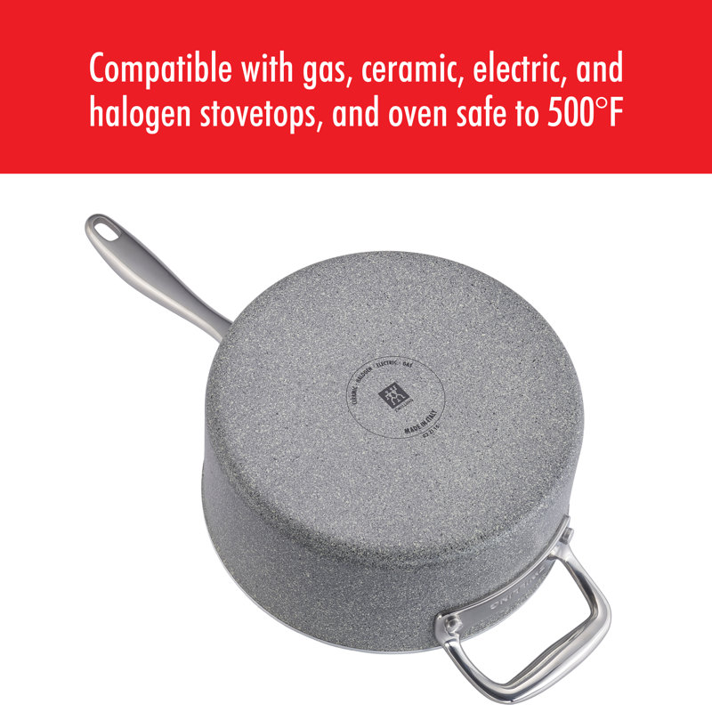 Zwilling J.A. Henckels Vitale Non-Stick Aluminum Saucepan with Lid, 4 qt.
