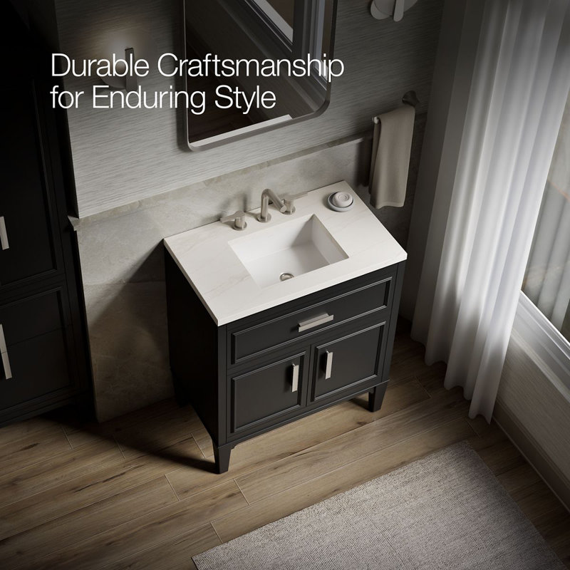 Southerk 30-In Bathroom Vanity Set, Slate Gray, 30"