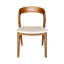 Chaise de salle à manger rembourrée en bois de frêne Rena-926815340