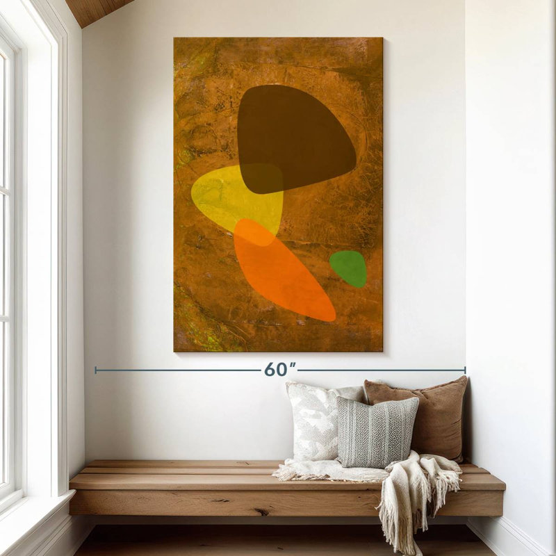 Avery Grunge Shapes I, 51" H x 34" W
