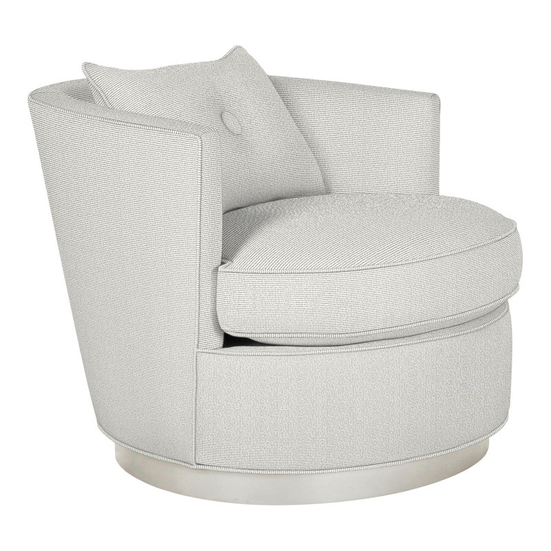 Chaise pivotante Bernadette de Michael Weiss, Coton Callaloo, Navajo