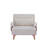 Foldable Sofa Bed - Single Seater With Breathable Linen,6-Level Adjustable Backrest, Silent Hinges, Space-Saving Multi-Functional Sleeper Sofa-1177868519