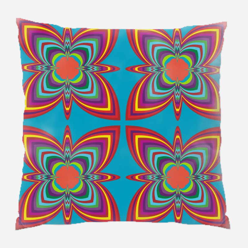 Coussin décoratif géométrique