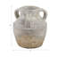 Vase décoratif en terre cuite avec motif texturé rustique et poignées doubles, décor contemporain élégant pour les espaces modernes-938090535