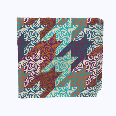 Polyester Houndstooth Square Napkin