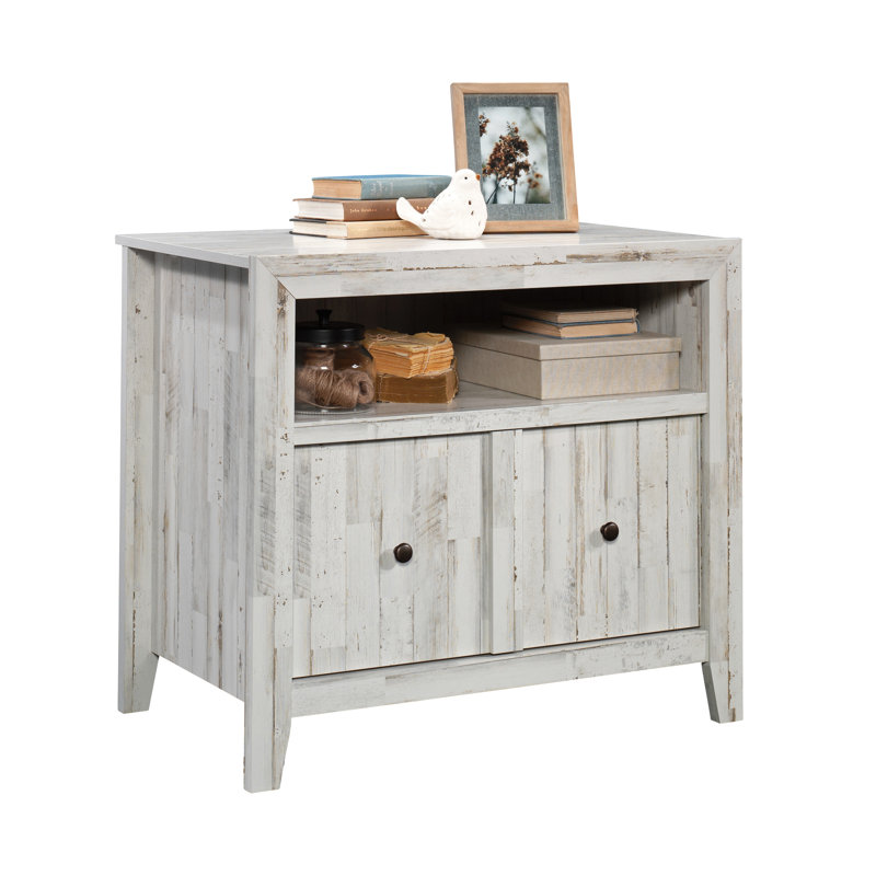 Lateral File With Clutter-Free Design