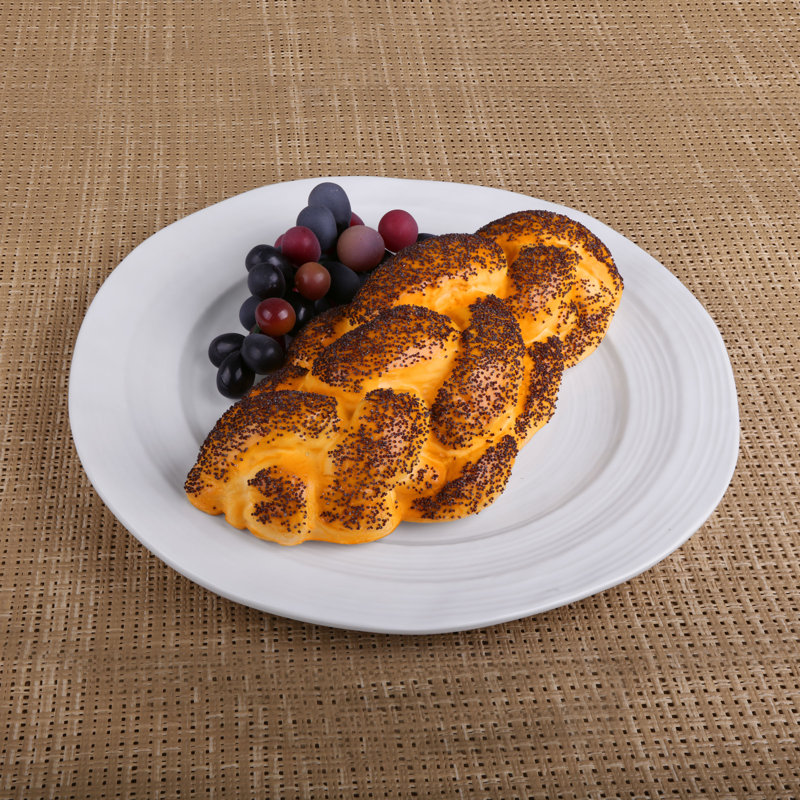 Della Terra Irregular 12" Melamine Dinner Plate, White