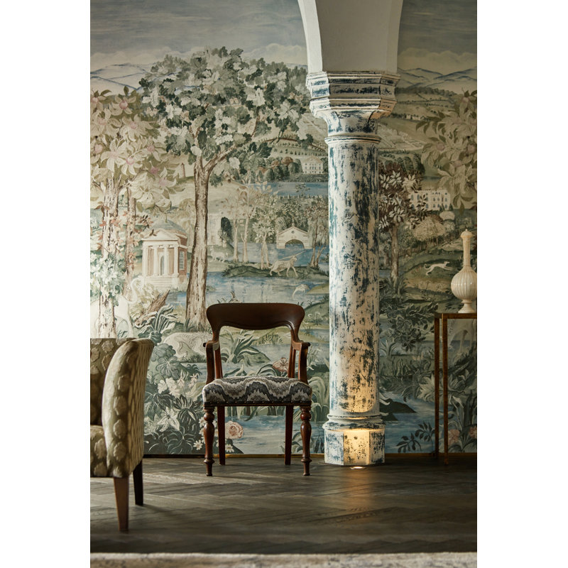 Arcadian Thames Wallpaper, Mineral