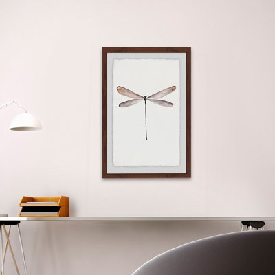 Tall Dragonfly - Single Picture Frame Painting