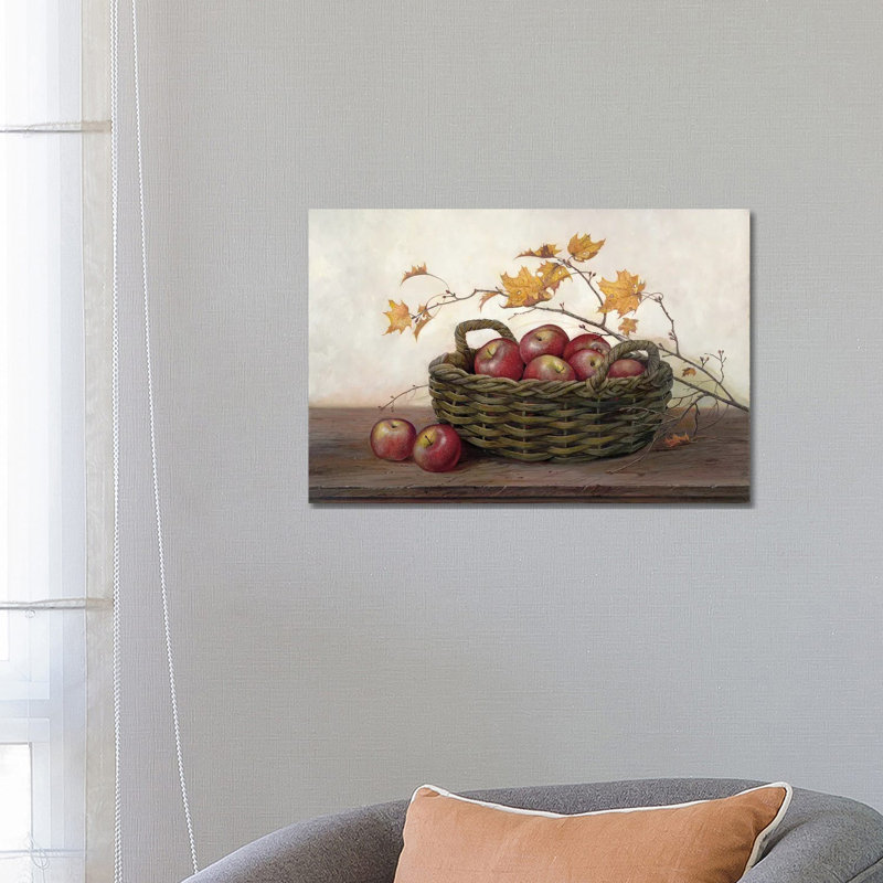 «Winesap and Maples» par Ruane Manning - reproduction d'art, H 18 po x l 26 po x P 1,5 po, Toile tendue, Aucun mat