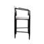 Tabourets de bar Mid-Century rembourrés de style Mid-Century avec 2 tabourets en métal pour la salle à manger / pub / cuisine-613092760-613092765