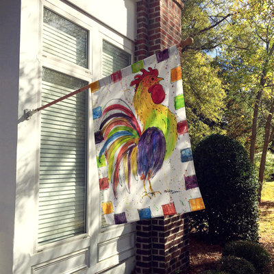 Drapeau de maison en polyester Nikolas Rooster 40 x 28 po