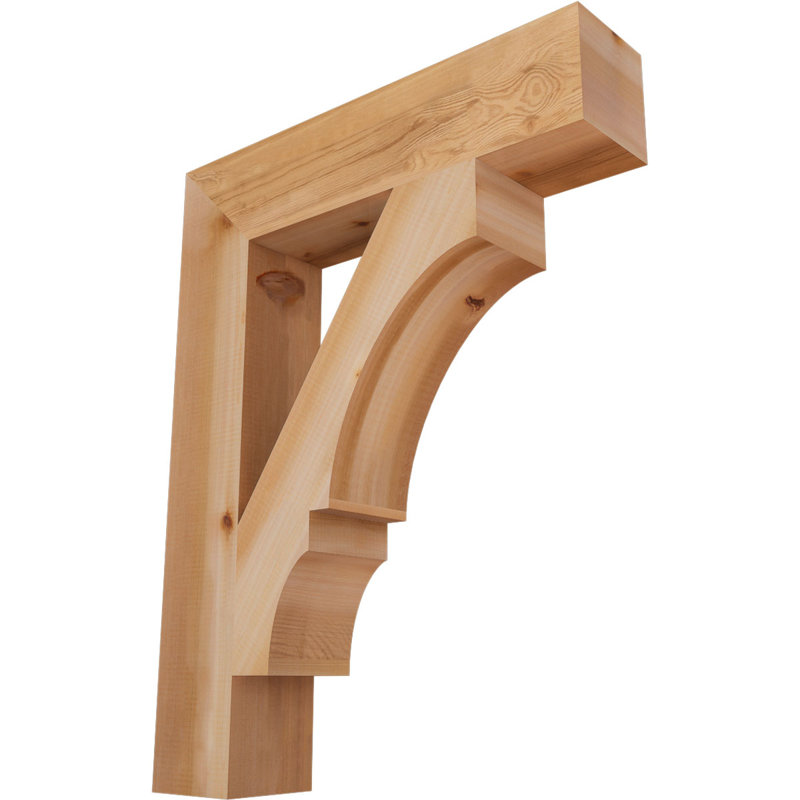 Support de bloc Balboa, Cèdre rouge de l'Ouest lisse, L 5 1/2 po x P 28 po x H 36 po