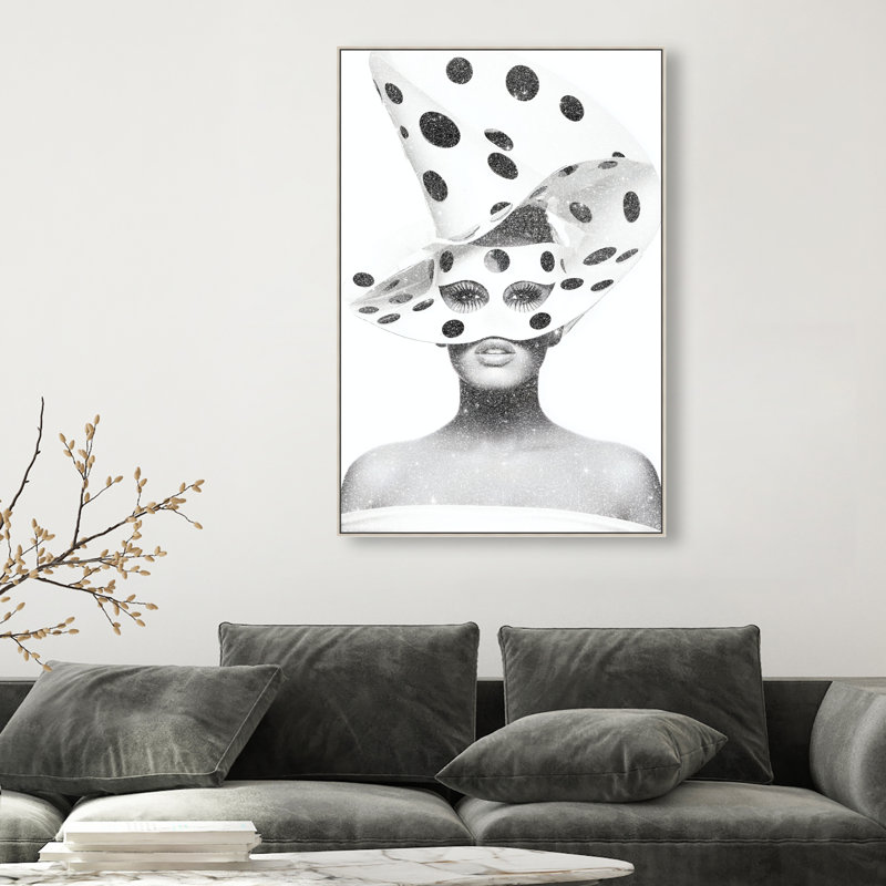 Spotted Sovereign Print by Oliver Gal, 25"H x 17"W, Silver Floater Frame