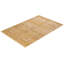 Tapis traditionnel doré noué à la main de conception unique 6 pi 1 po x 9 pi 3 po Keller