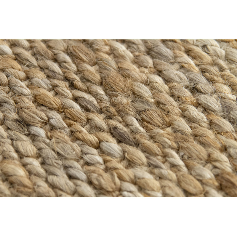 Comae Solid Colour Hand Woven Area Rug, Square 200cm