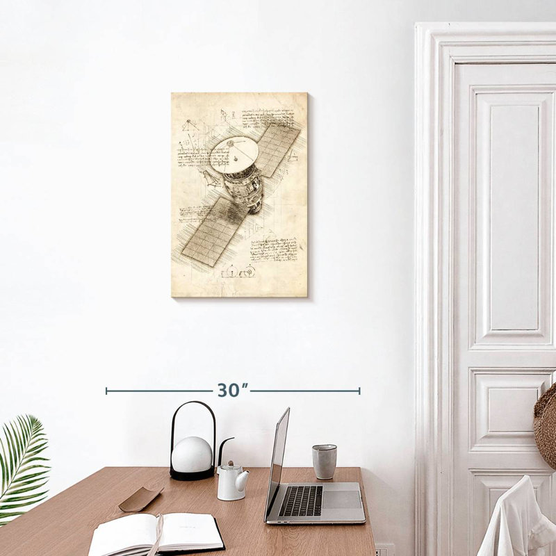 Oberle Satellite Blueprint, 24" H x 16" W