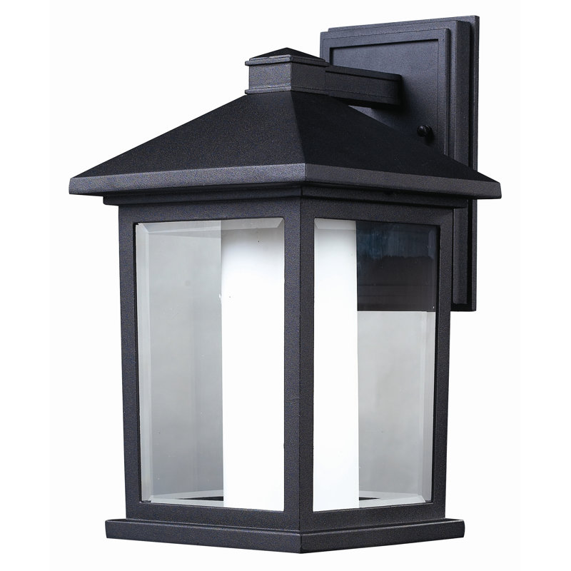 Anneliesse Wall Light, 14" H x 8" W x 9" D, Black