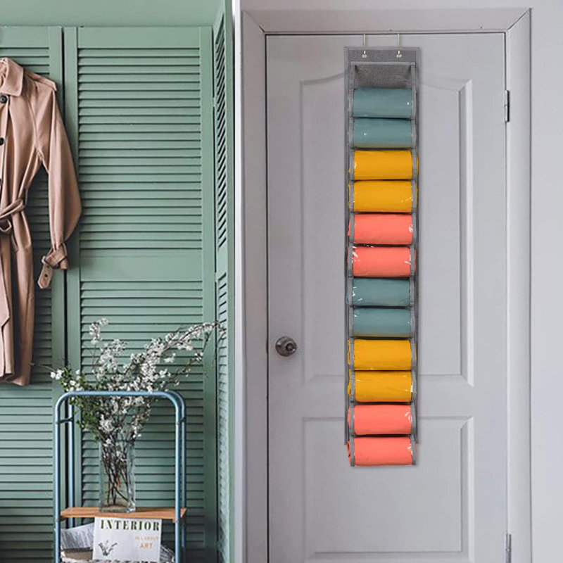 Wall Organizer with Wall Baskets, Grey