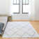 Elsa Geometric Shag Area Rug