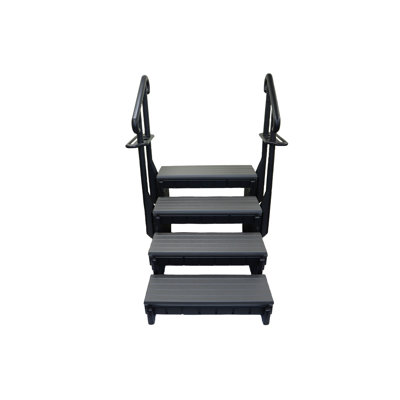 Signature Confer Plastics 50'' D Slip Resistant Hot Tub Step