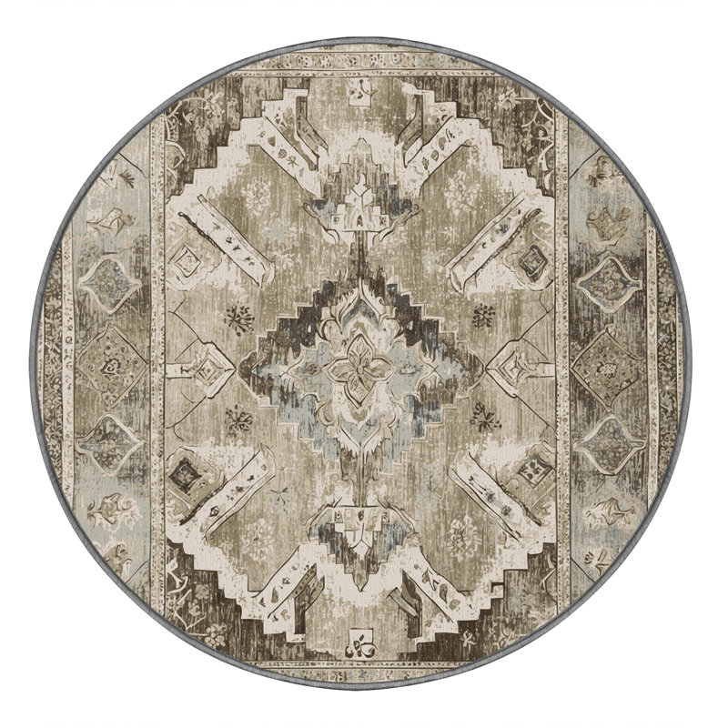 Historic Elegance Rug, Round 7'