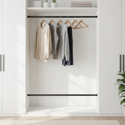 43.1cm Wall Mounted Clothes Rack