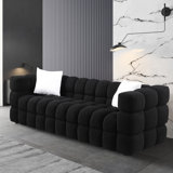 Rebyl 84.3'' Upholstered Sofa