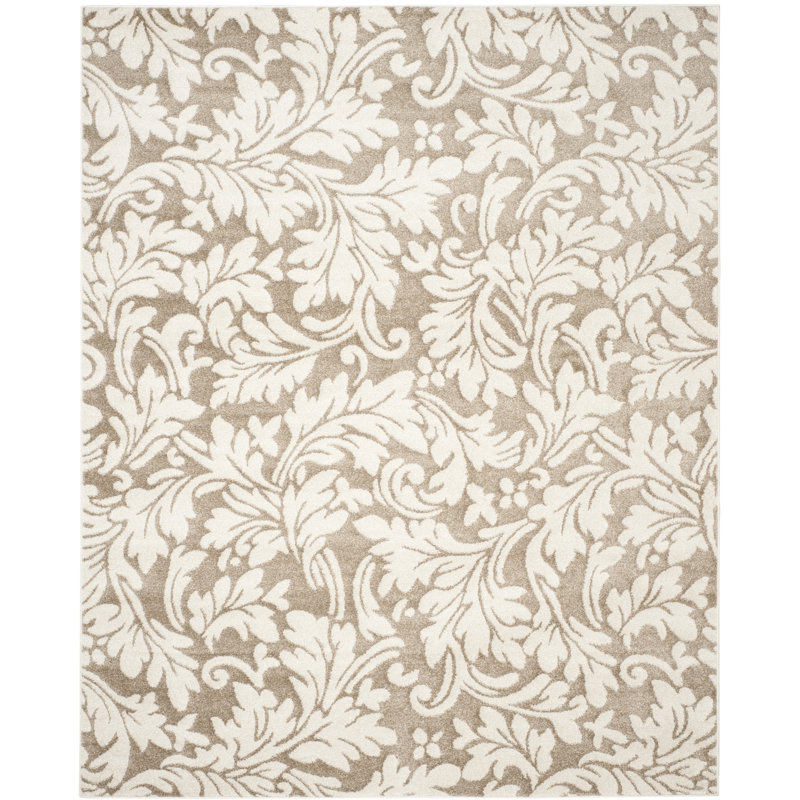 Carman Performance Floral Rug, Rectangle 6' x 9'