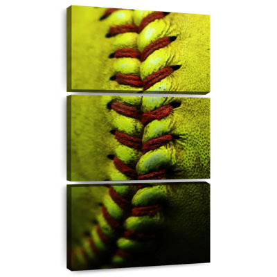 Yellow Softball