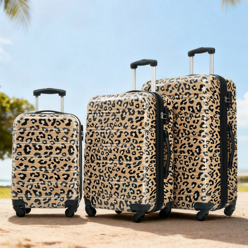 Valise à roulettes Hardshell 3 pièces avec valise TSA