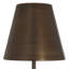 Lampe en travertin foncé Uttermost Jaycee