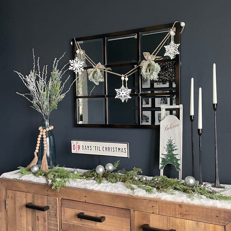 Frosted Pine Artificial Christmas Spray - 47"
