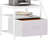 78.7'' Reversible L Shaped Desk with Power Outlets, LED Lights & Drawer Bookshelf-232399132
