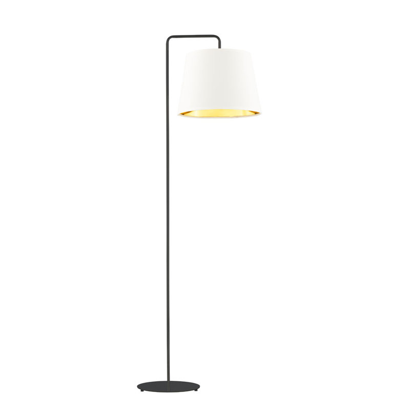 Ronja 156 H cm Task Floor Lamp, White, Black