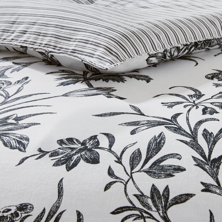 Laura Ashley Amberley Floral 100% Cotton Bonus Comforter Set