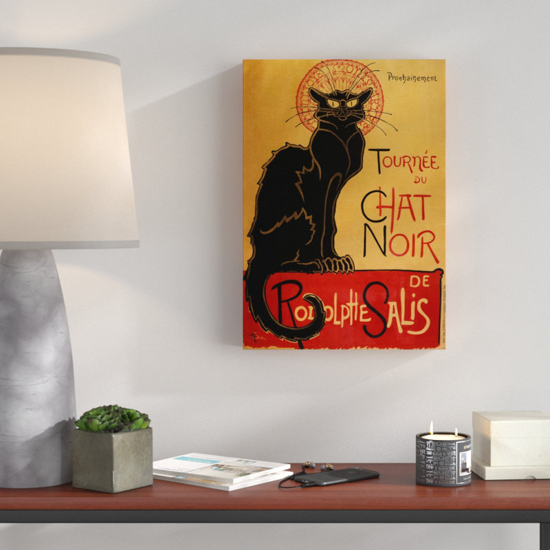 Theophile Steinlen - Wrapped Canvas Painting, 50cm H x 35cm W