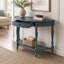 Console en bois massif avec tiroir cannelé Stockseth-1735510551