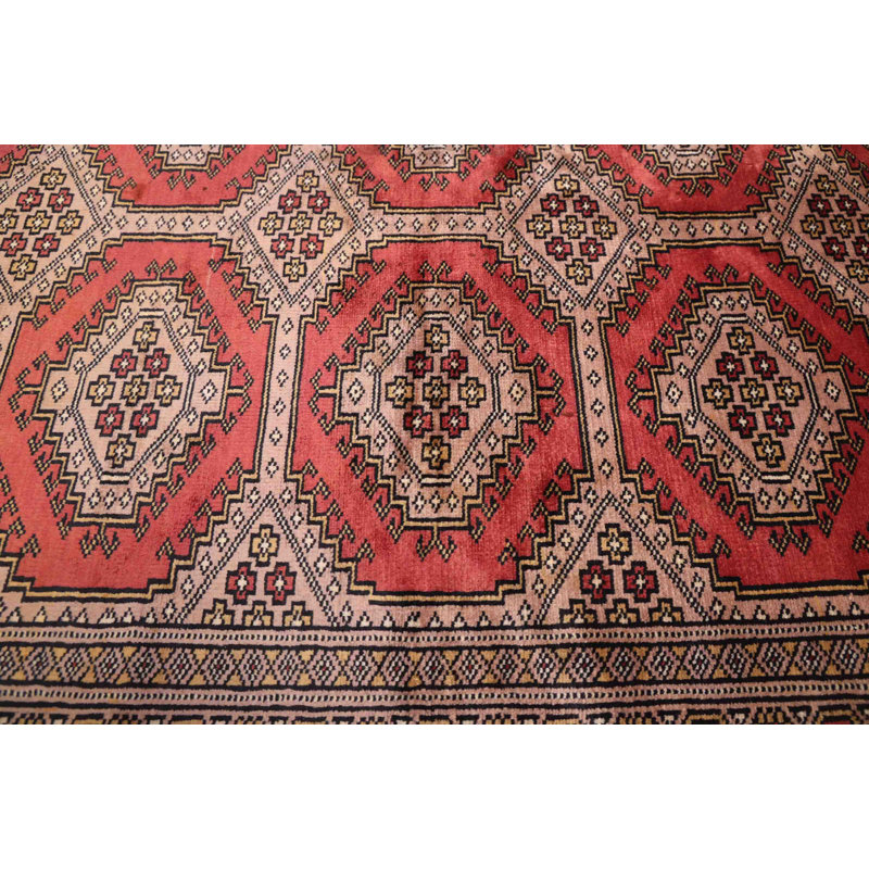 Tapis rouge Finest Peshawar Bokhara 7 pi 1 po x 9 pi 9 po