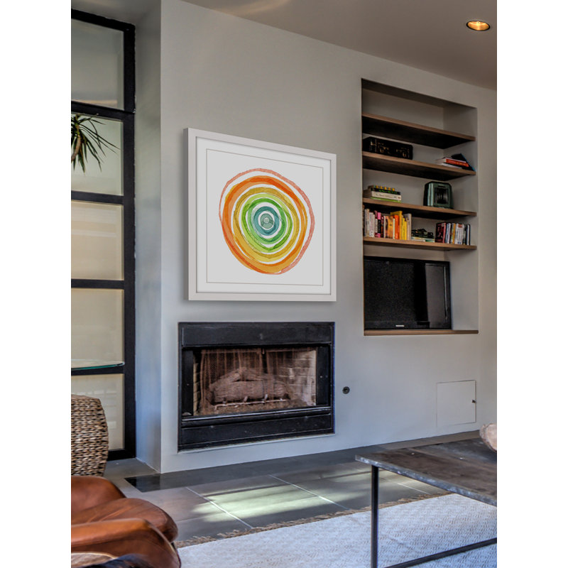 Single Picture Frame Print, 51 x 51cm, White