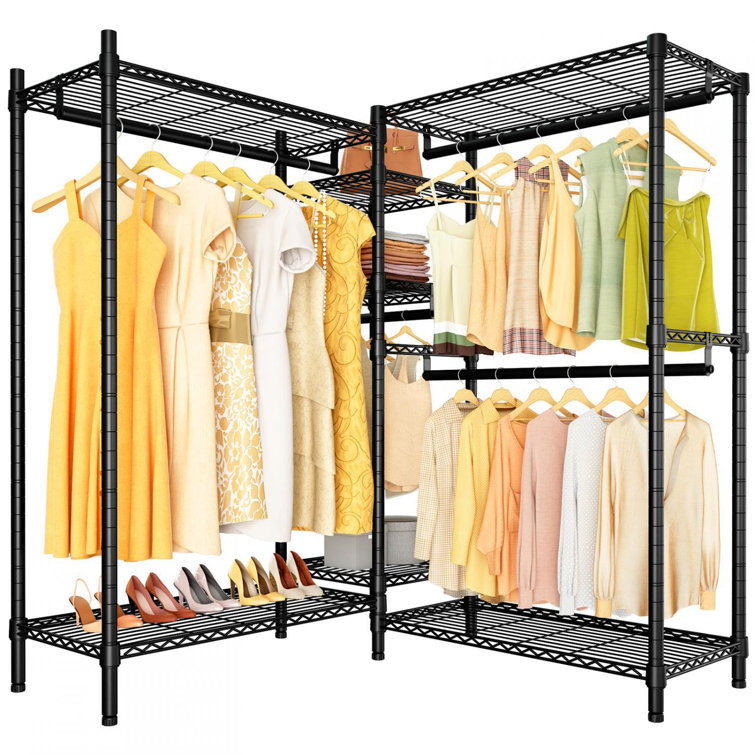 VIPEK V6 Wire Garment Rack Heavy Duty Clothes Rack Metal Clothing Rack for  Hanging Clothes, Black