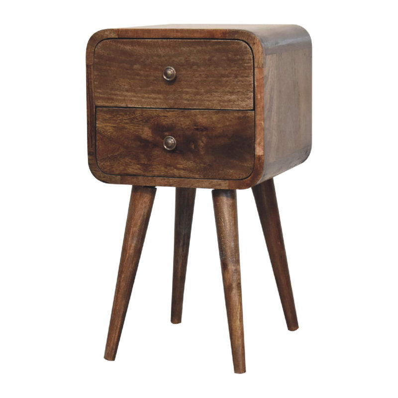 30cm W Solid Wood Bedside Table